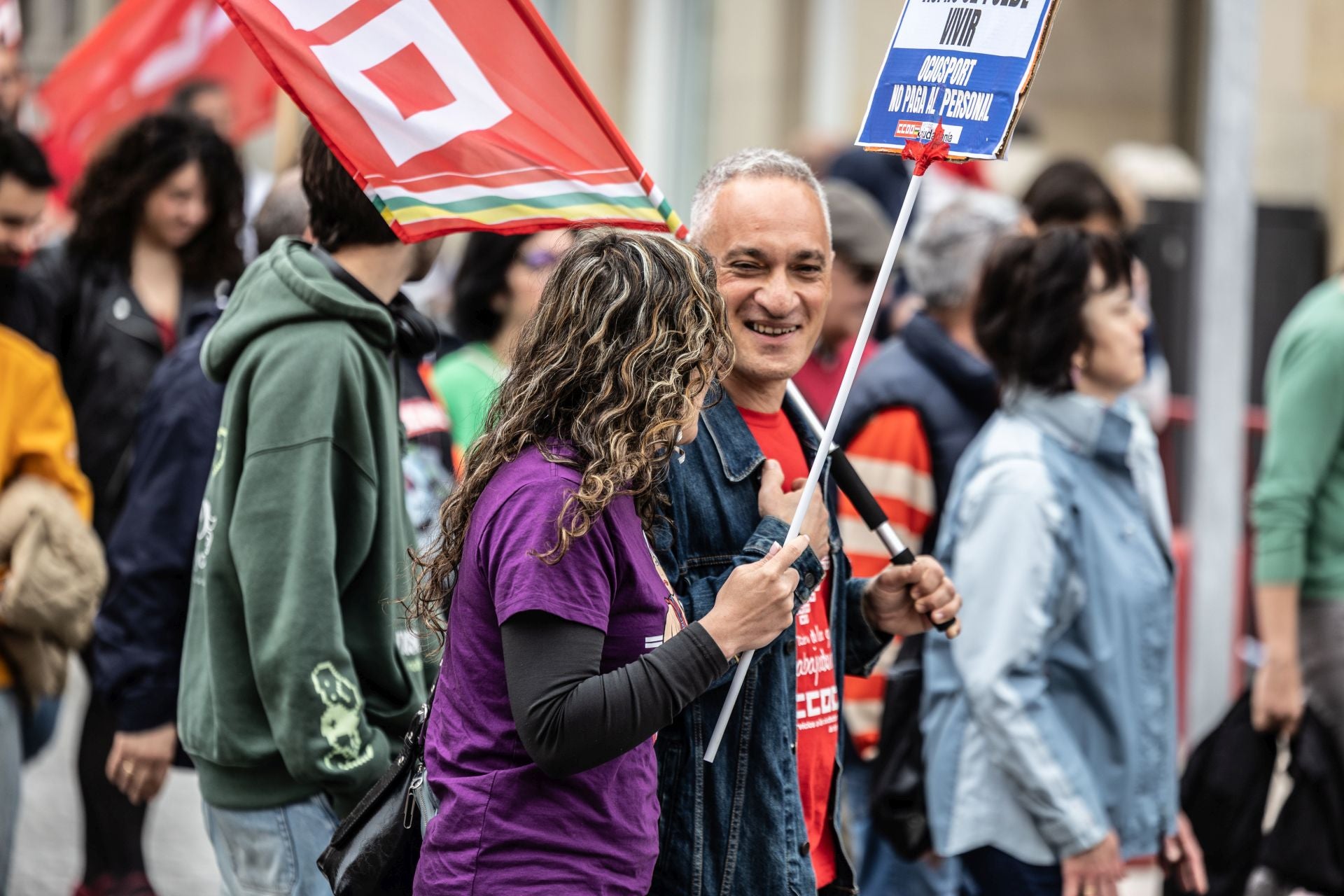 Movilización del 1 de Mayo en Logroño, en imágenes