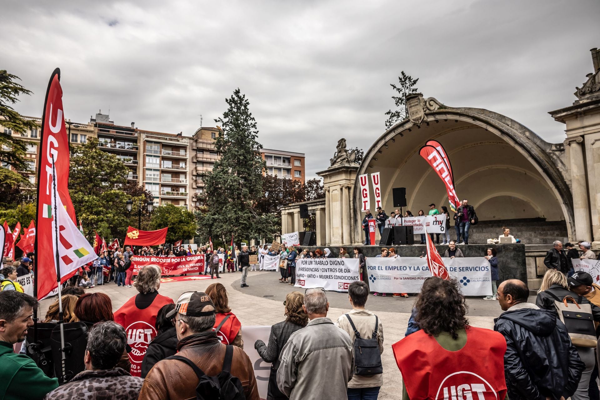 Movilización del 1 de Mayo en Logroño, en imágenes