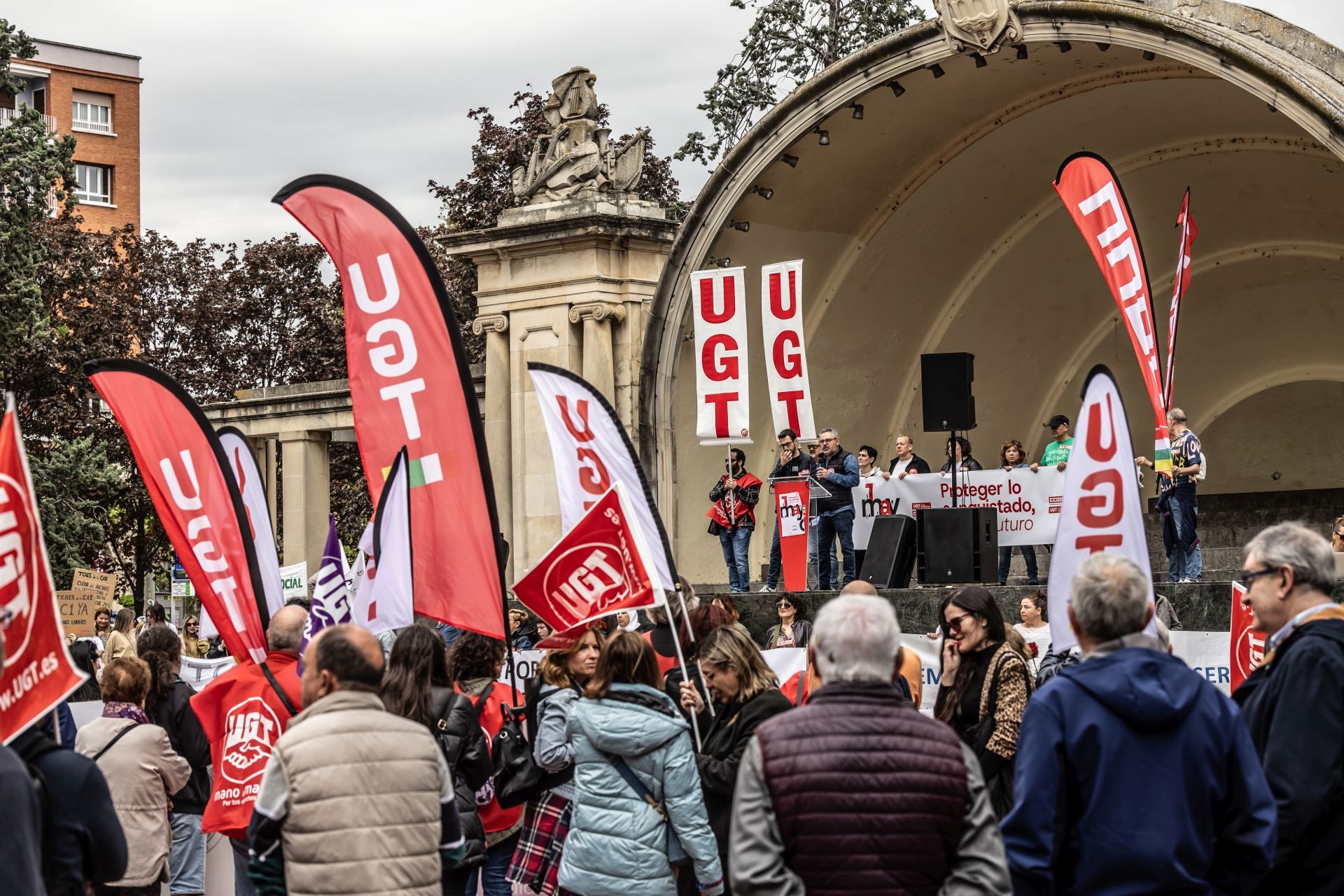 Movilización del 1 de Mayo en Logroño, en imágenes