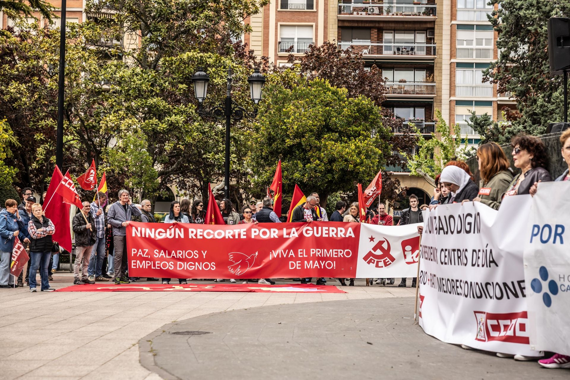 Movilización del 1 de Mayo en Logroño, en imágenes