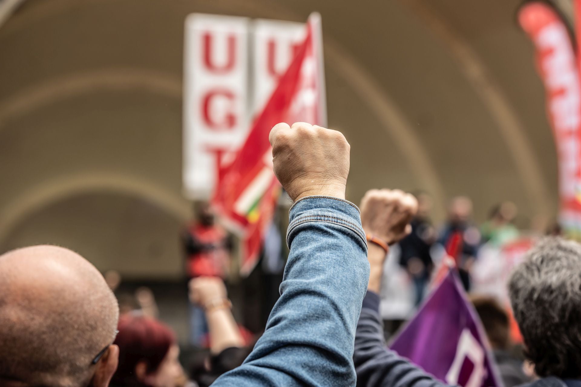 Movilización del 1 de Mayo en Logroño, en imágenes