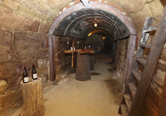 El antiguo calado de la bodega.