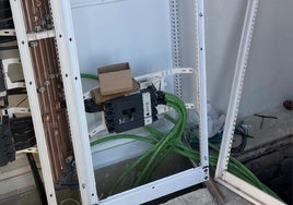 Sorprendidos cuatro vecinos de Calahorra con cable de cobre robado en Navarra