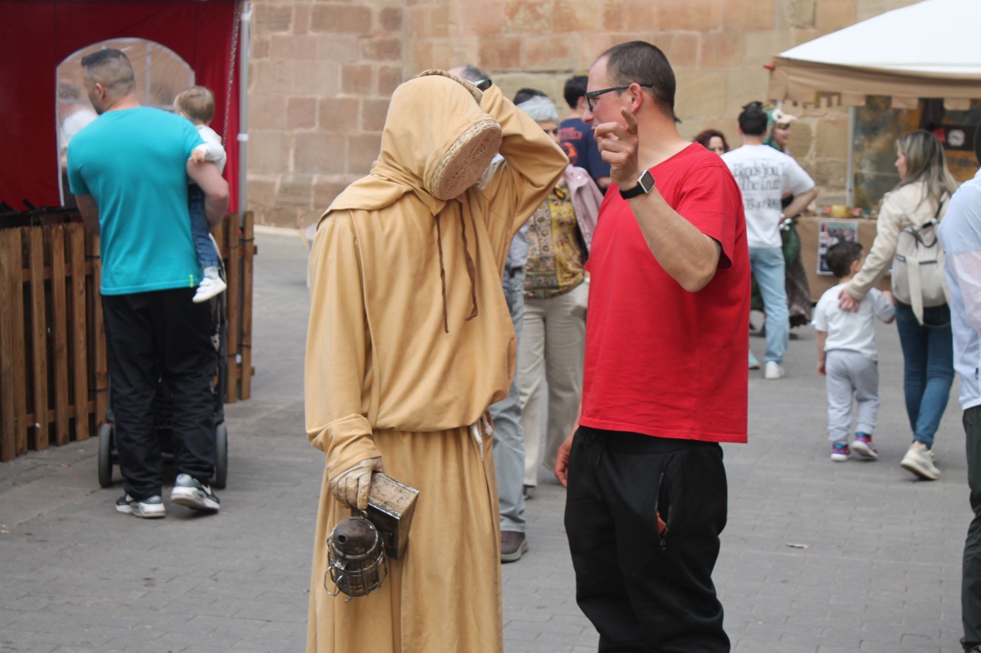 Ambiente medieval en el casco antiguo de Nájera