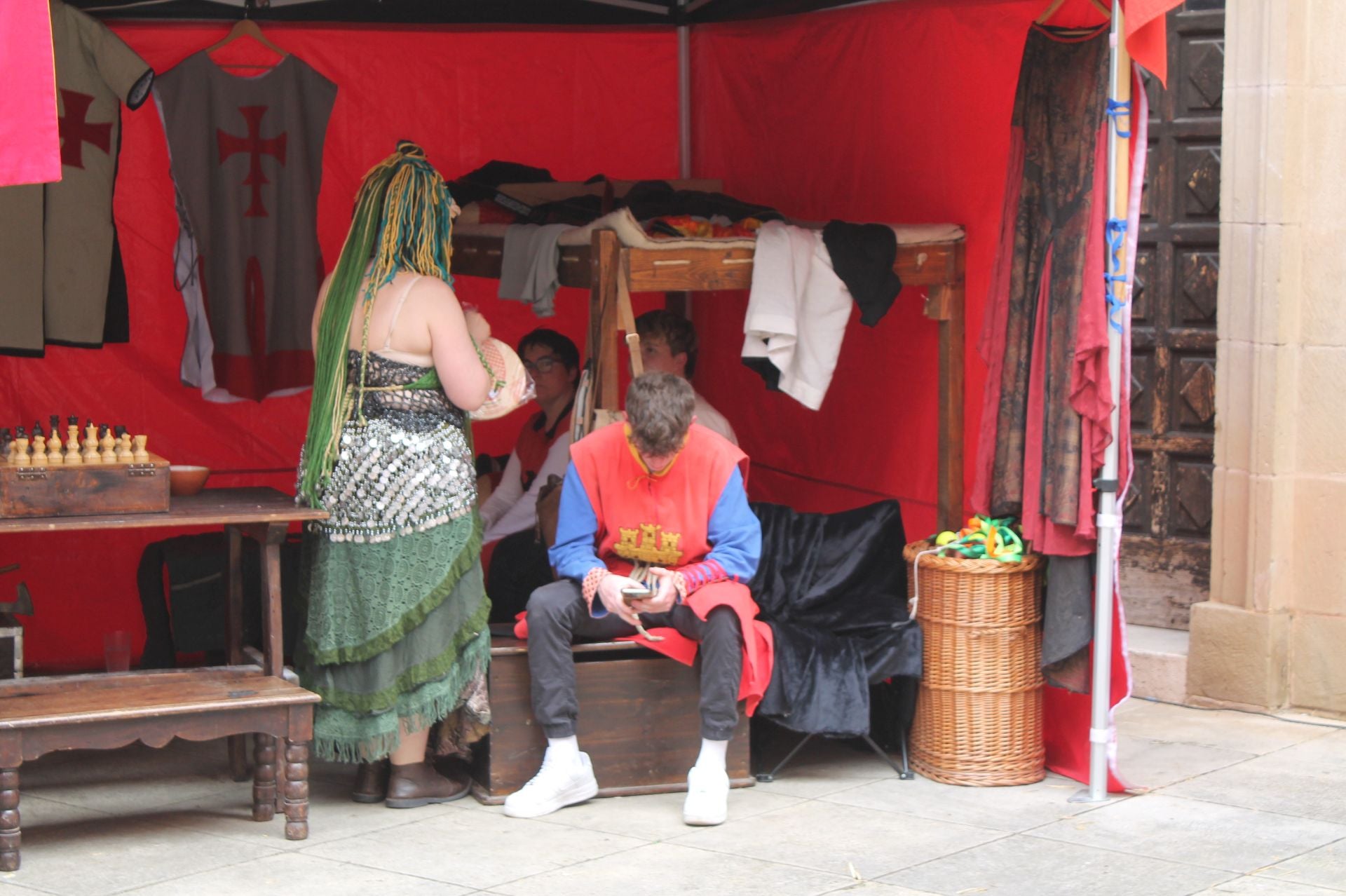 Ambiente medieval en el casco antiguo de Nájera