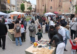 Ambiente medieval en el casco antiguo de Nájera