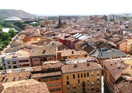 Vista panorámica del centro de Logroño