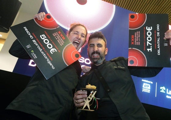 'El danzador', del Meraki de Nájera, el mejor pincho de La Rioja