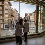 Profesionales en el nuevo centro de salud de la capital riojana, el de La Villanueva.