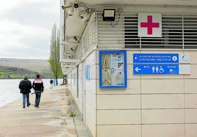 Área del servicio de socorrismo junto al embalse Gonzáles Lacasa.