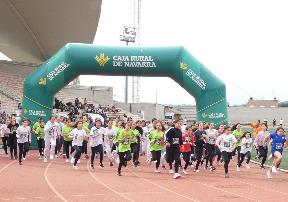 Más de 500 alumnos corren en Haro por VencELA