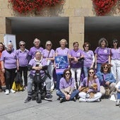 Pacientes con fibromialgia, este lunes en Logroño.