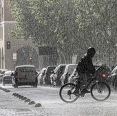 Una de las últimas tormentas en Logroño.
