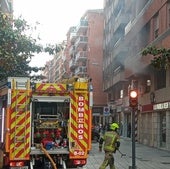Los Bomberos de Logroño sofocan un pequeño incendio en el Burger King de la Gran Vía
