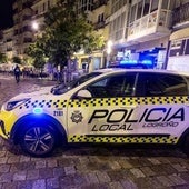 Patrulla de la Policía Local de Logroño.