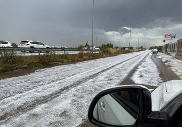 La gran granizada de ayer provoca importantes daños en La Rioja Baja