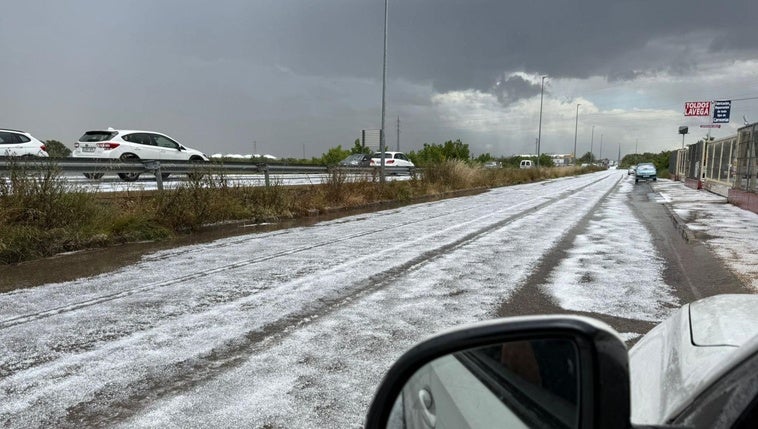 El extraño mayo y sus tormentas tempranas se ceban sobre el campo y el viñedo riojano
