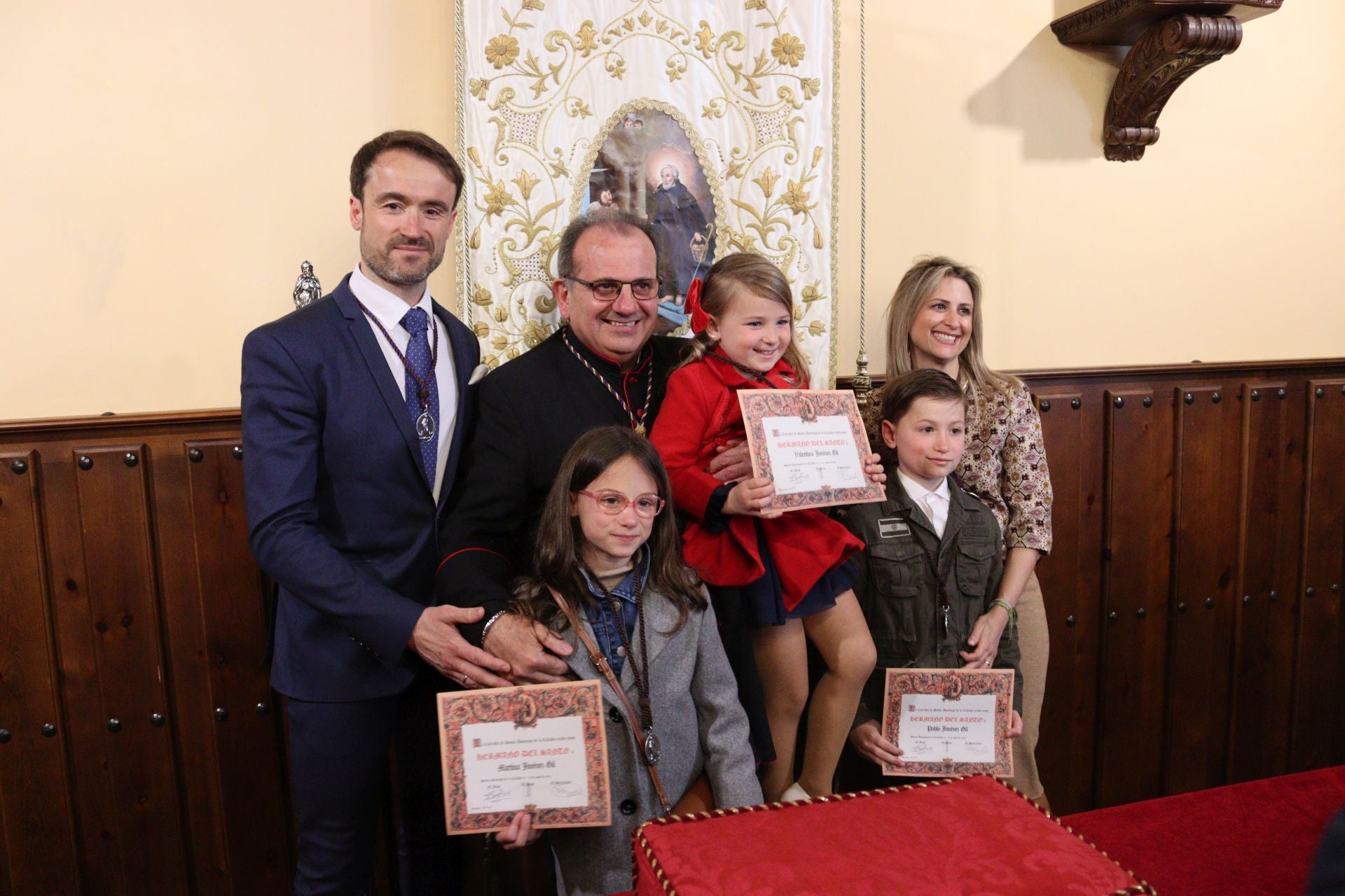 Los nuevos priores de la Cofradía del Santo toman posesión