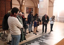 Imagen de una anterior visita a la iglesia parroquial arnedana.