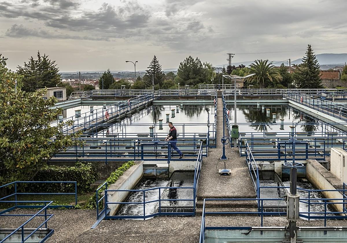 Estación potabilizadora de Logroño en Lardero.