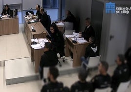 Imagen de la quinta sesión de juicio por el crimen de Viniegra de Arriba.