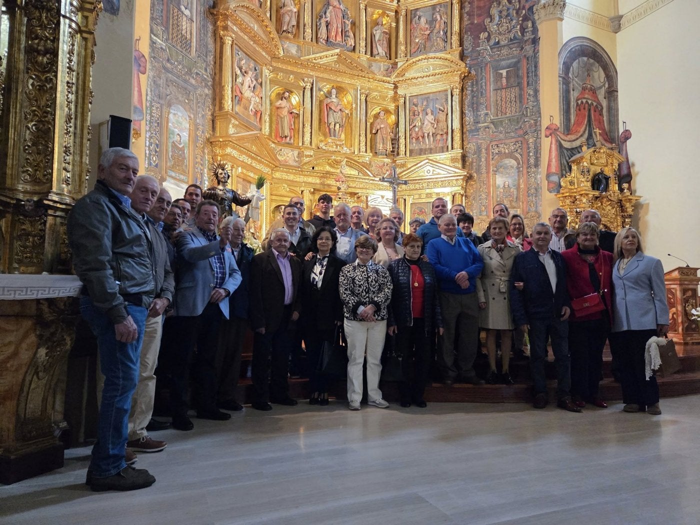 Foto de familia en Autol. 