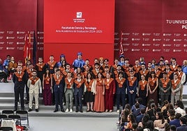 Las imágenes de la graduación de los alumnos de Facultad de Ciencia y Tecnología