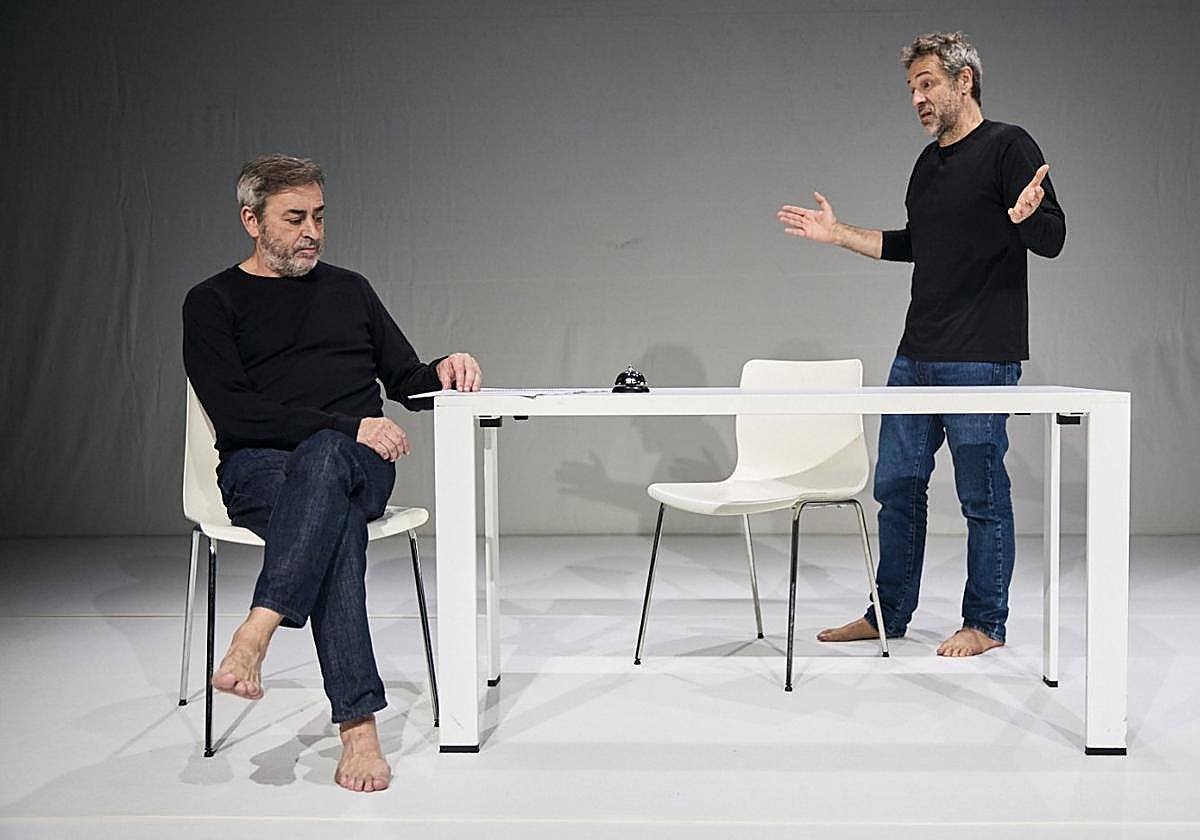 Jorge Bosch y Gustavo Salmerón, en 'Encuentros breves con hombres repulsivos'.