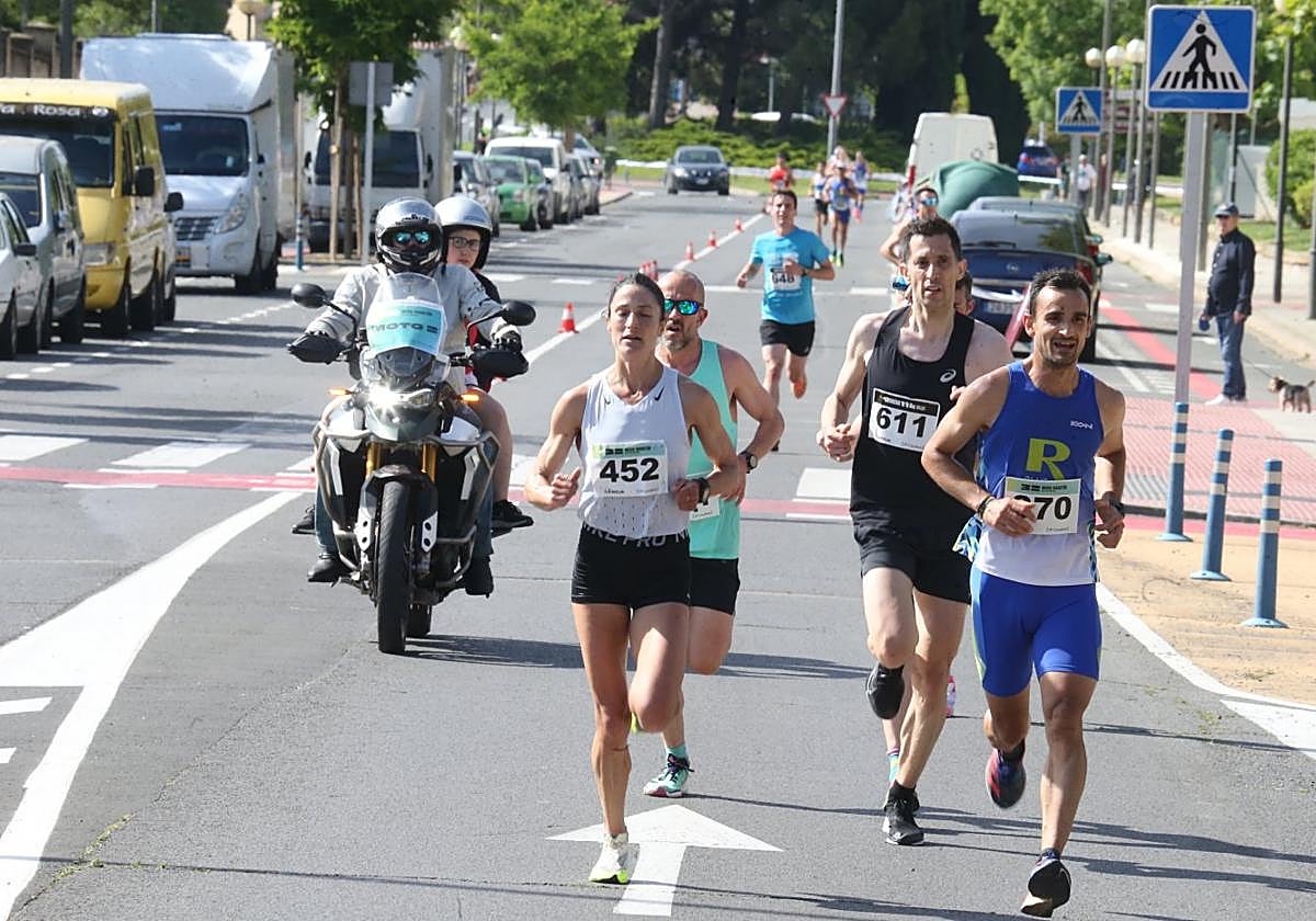 Un grupo de corredores, en la Media Maratón del año pasado.