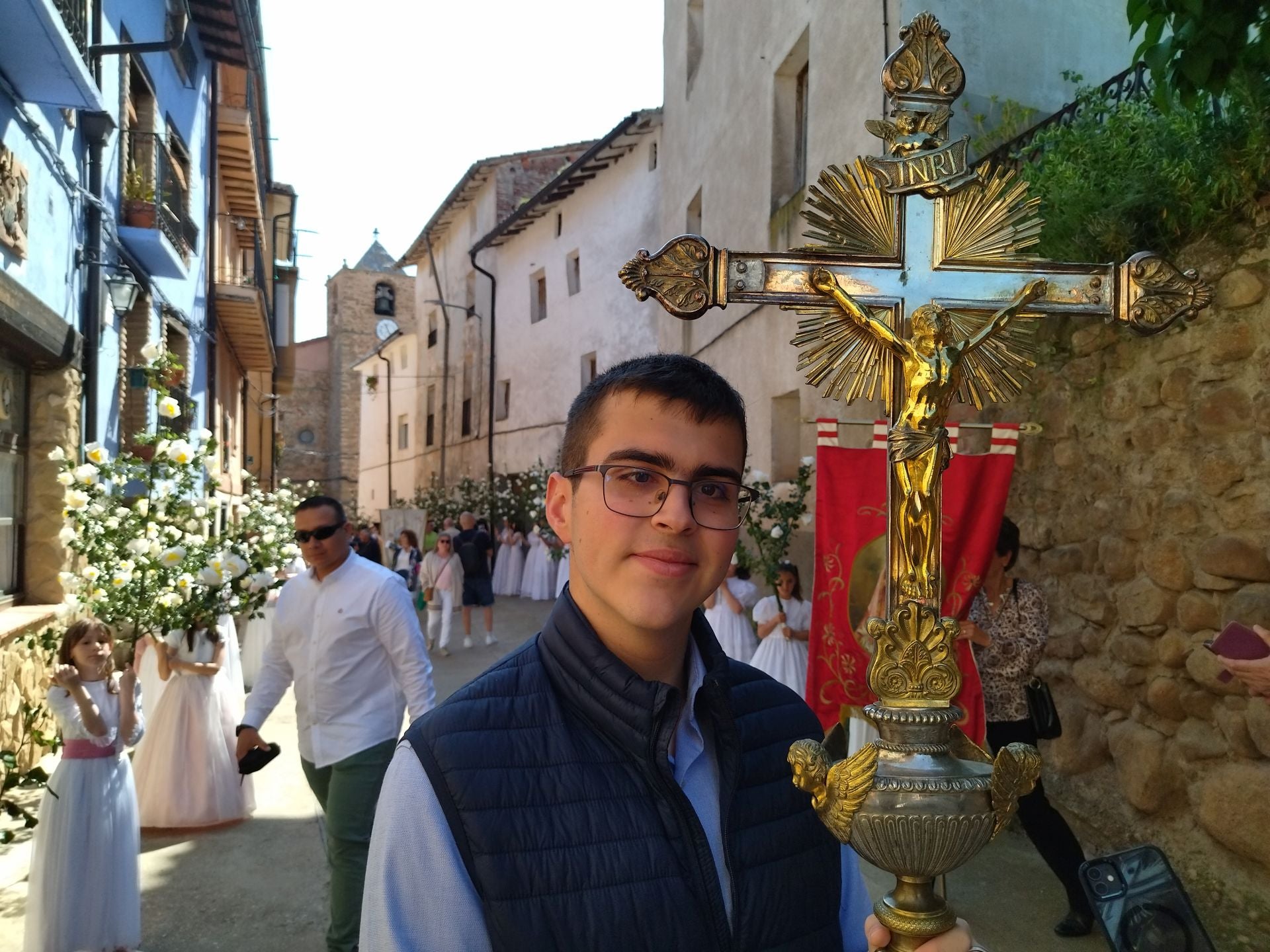 Las imágenes de la procesión de las Doncellas de Sorzano