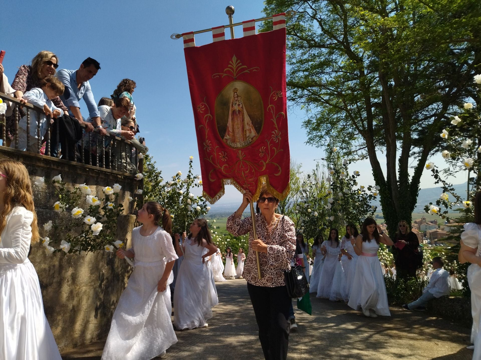 Las imágenes de la procesión de las Doncellas de Sorzano