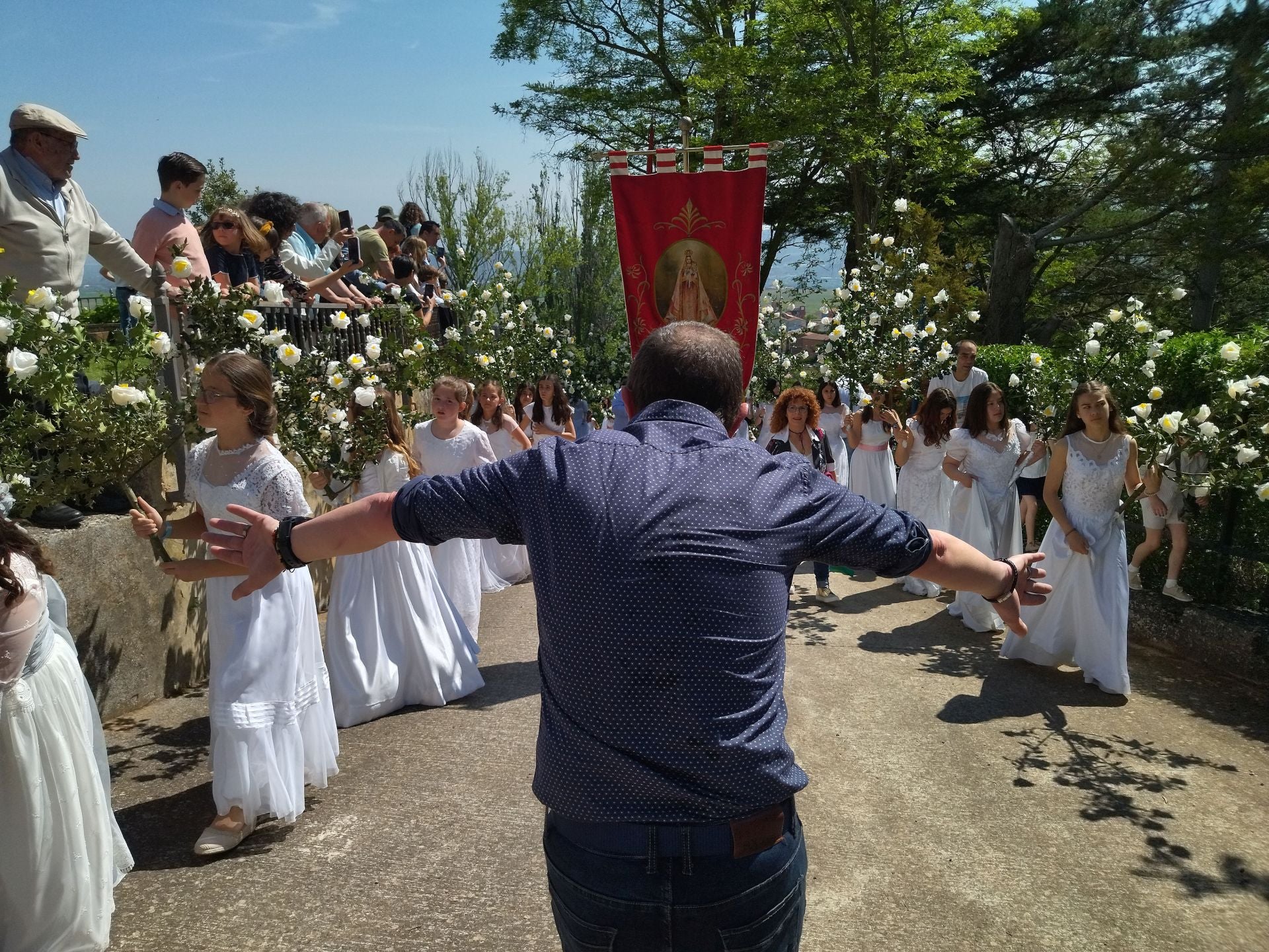 Las imágenes de la procesión de las Doncellas de Sorzano