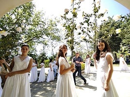 Las imágenes de la procesión de las Doncellas de Sorzano