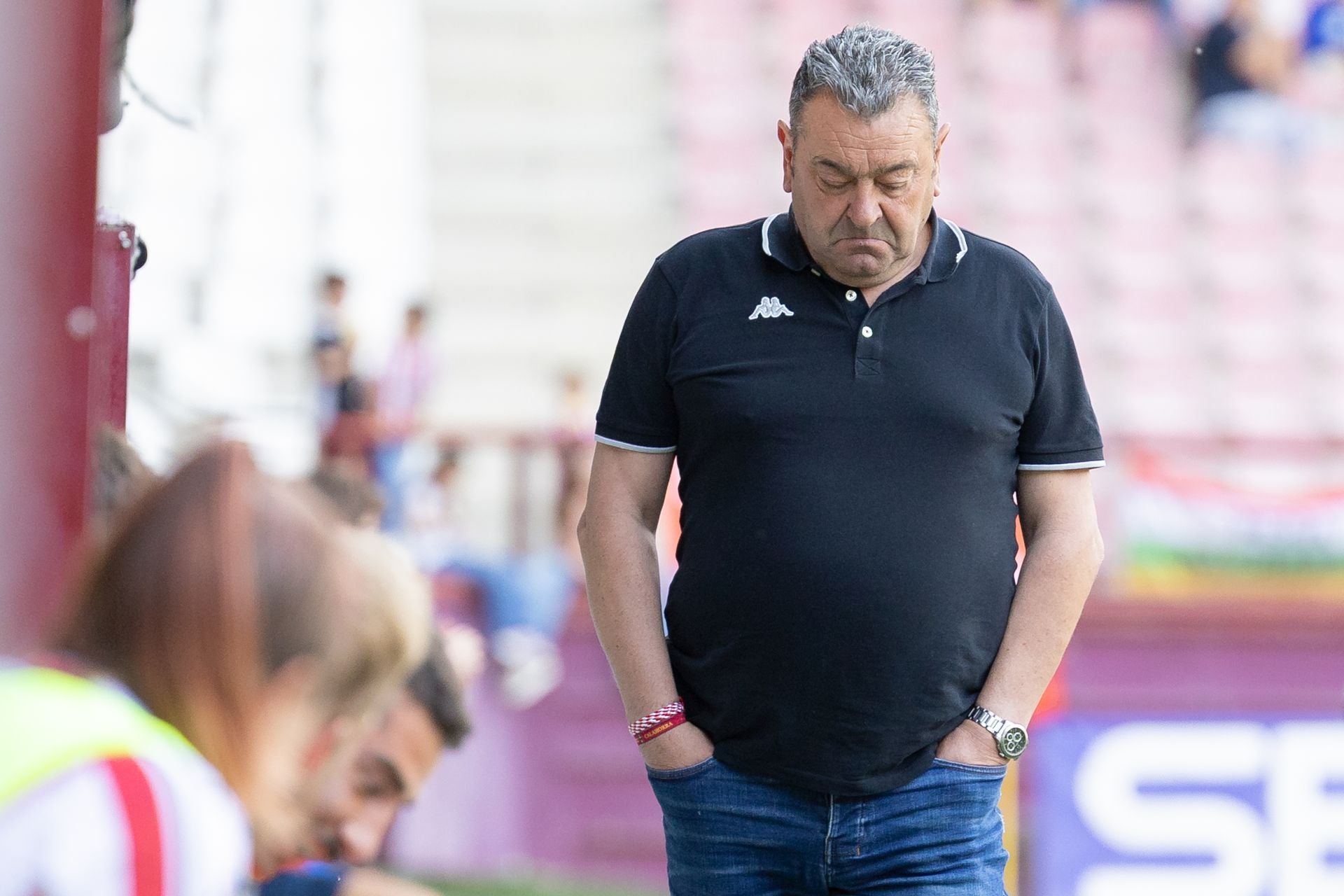 El partido SD Logroñés-Estepona en Las Gaunas