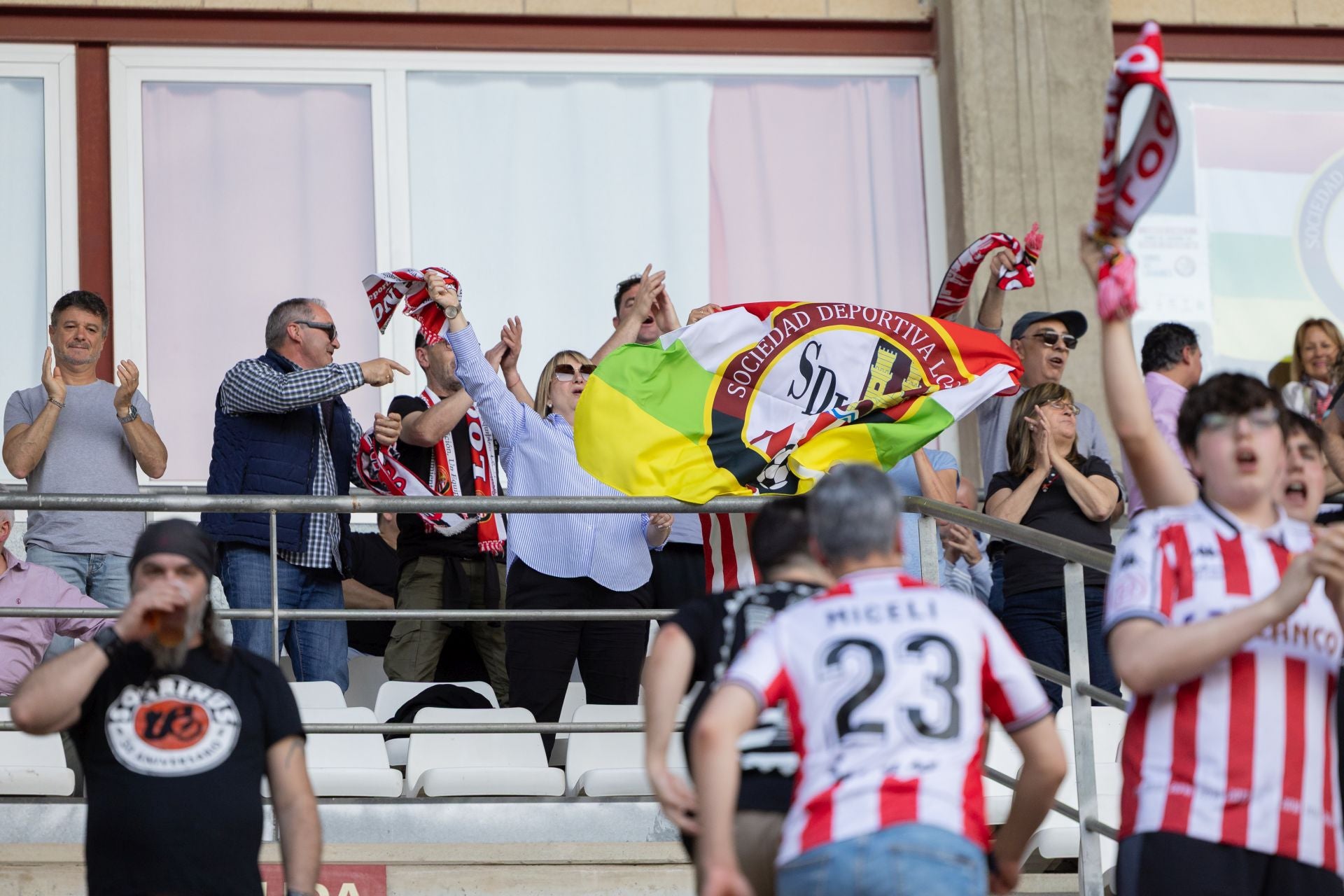 El partido SD Logroñés-Estepona en Las Gaunas