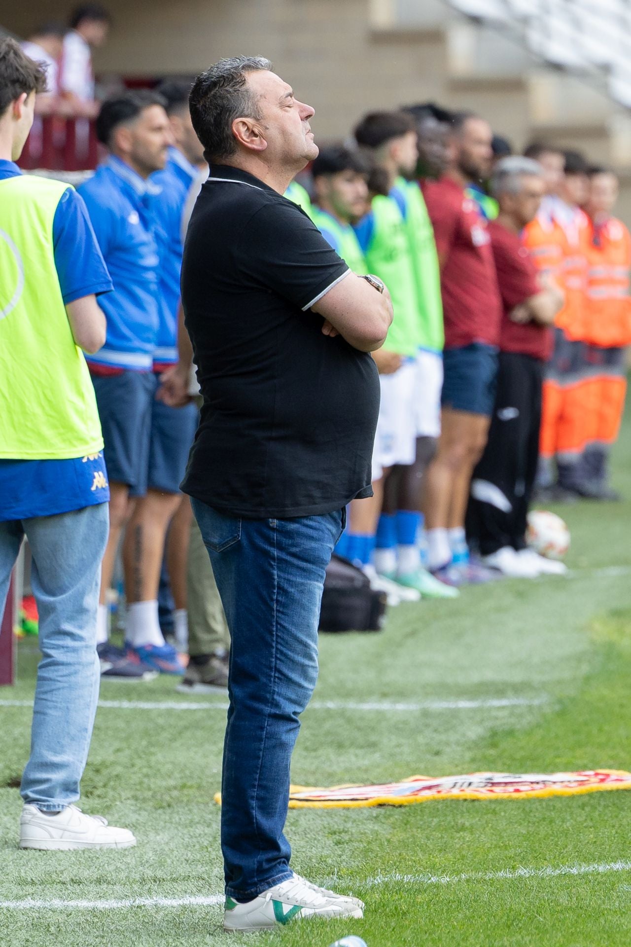 El partido SD Logroñés-Estepona en Las Gaunas