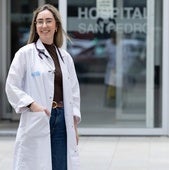 Victoria Gil Arrondo, en el Hospital San Pedro.