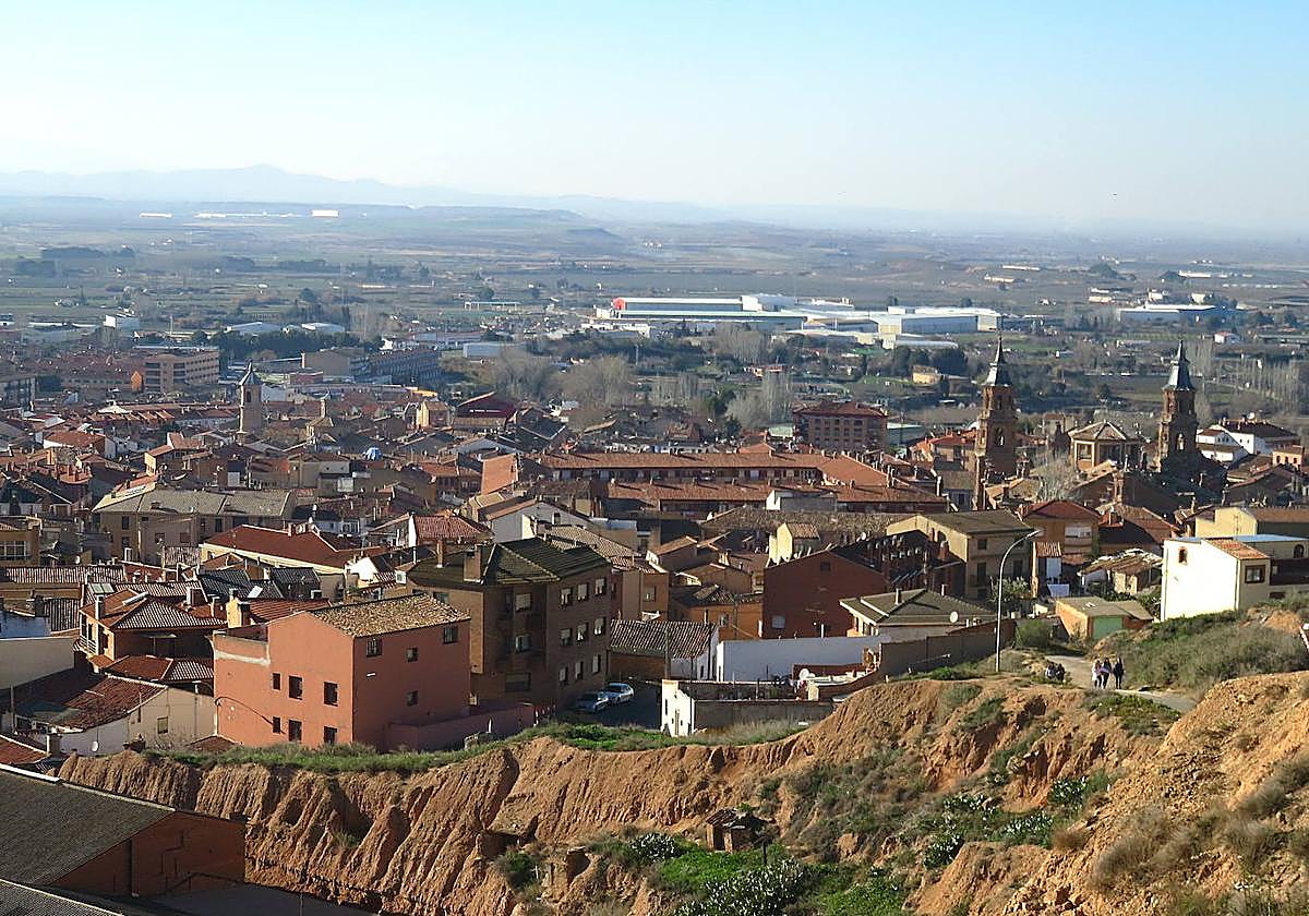 Vista panorámica de Alfaro.