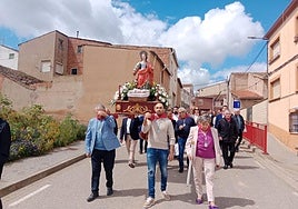 Procesión de Santa Quiteria, en Bergasa.