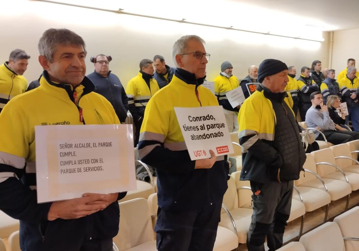 El Parque de Servicios de Logroño convoca una huelga en la semana previa a San Bernabé