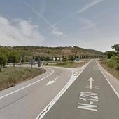 Un tramo de la N-120, entre Navarrete y Logroño.