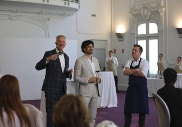 Dos estrellas en la misma mesa del Círculo Logroñés