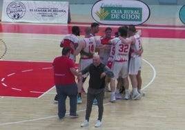 Arbués, tras el partido.