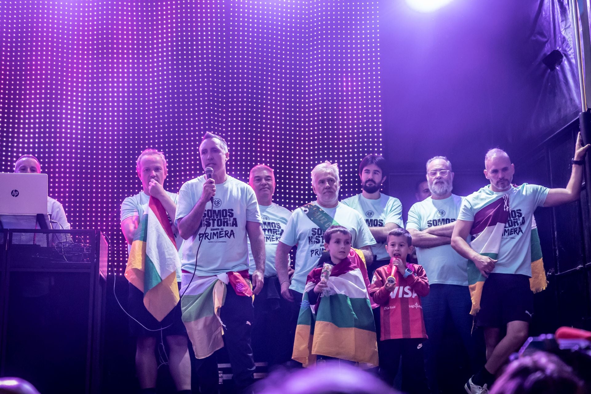 Así celebró el Dux su ascenso en la Fuente Murrieta