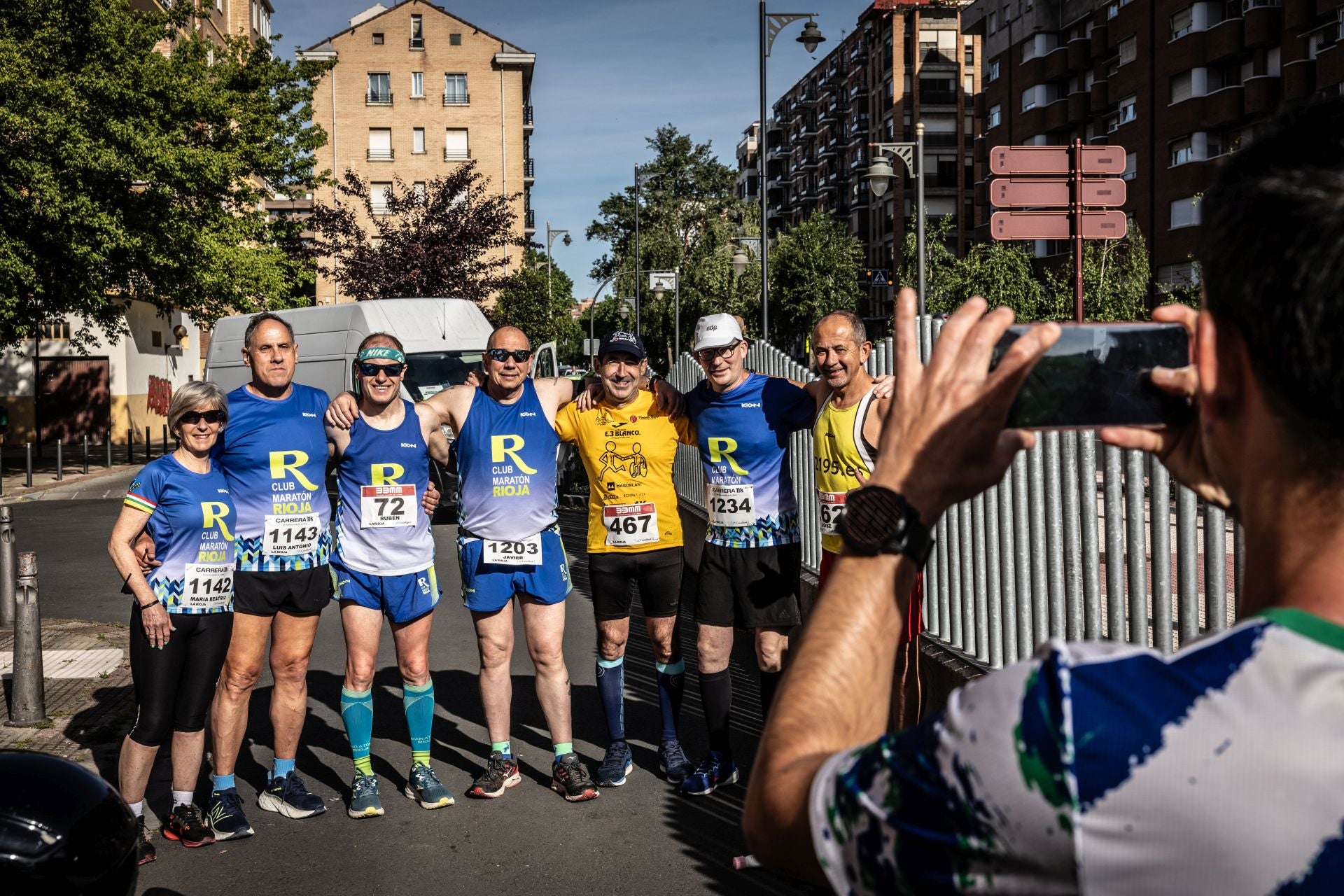 Las imágenes de la salida y la carrera de la Media Maratón de La Rioja