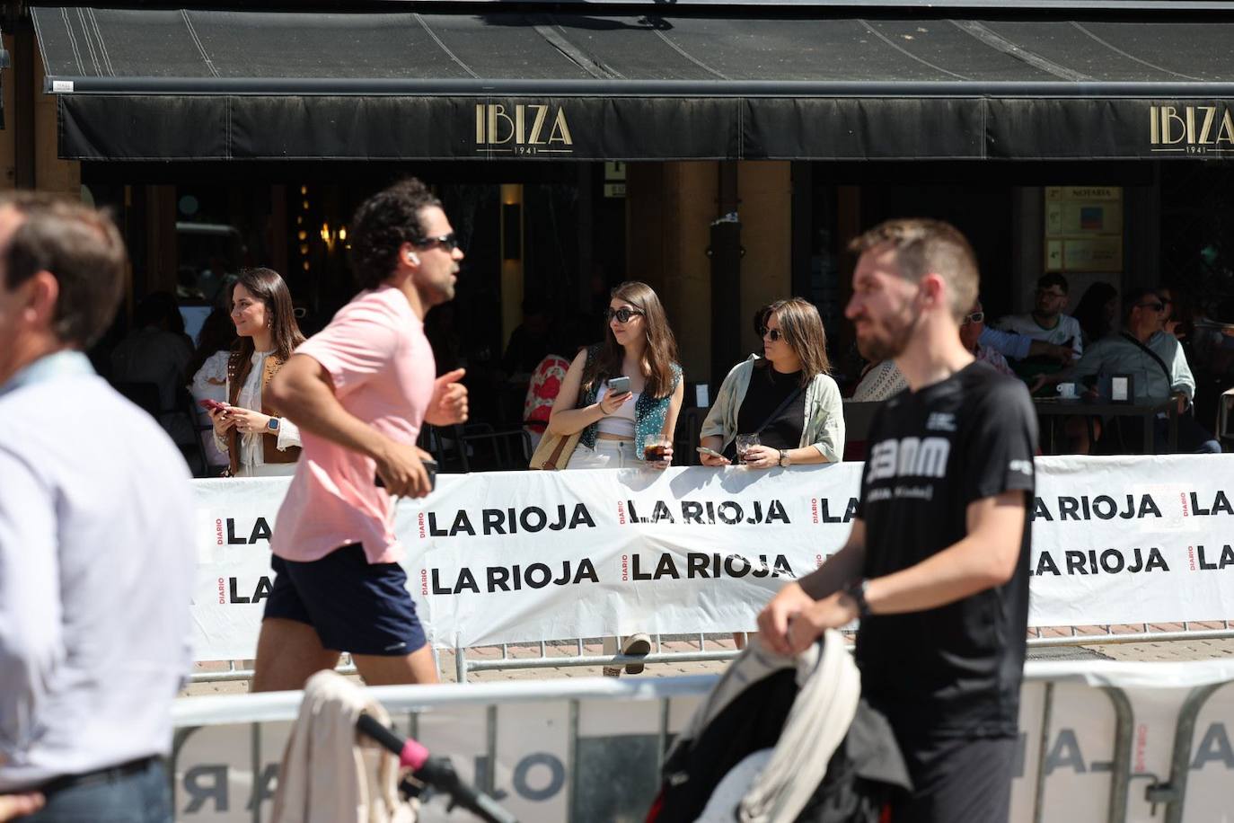 Muy buen ambiente durante la carrera en Logroño