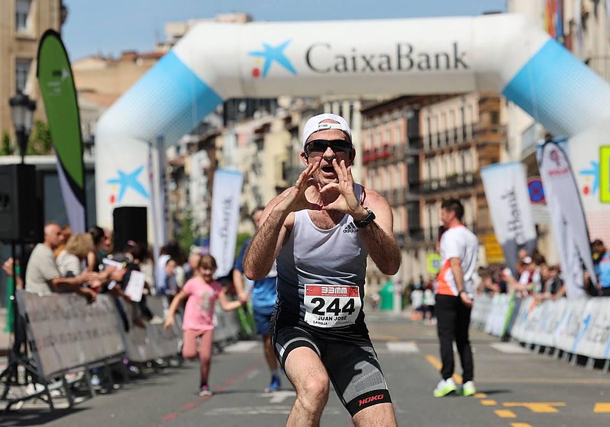 Muy buen ambiente durante la carrera en Logroño