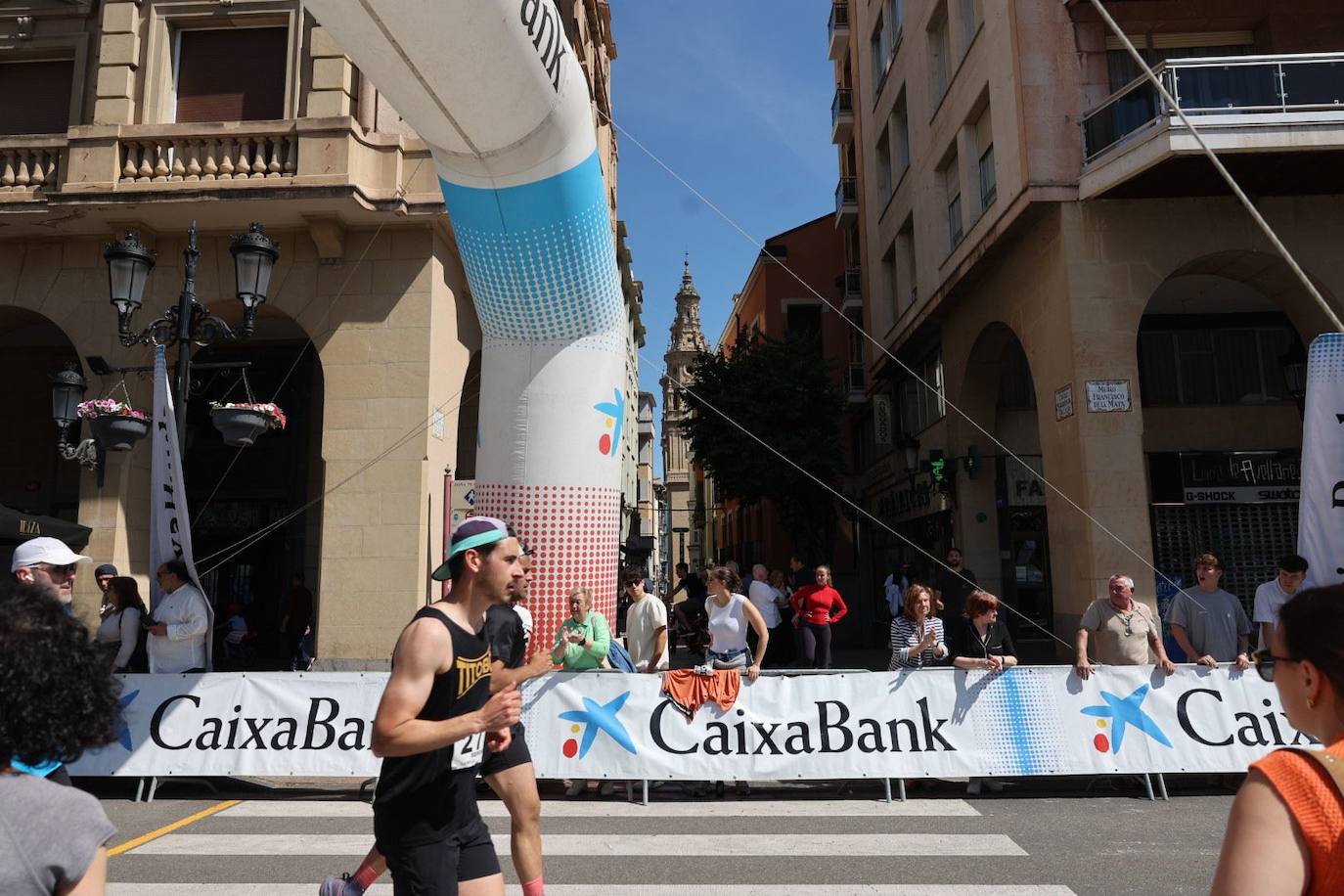 Muy buen ambiente durante la carrera en Logroño