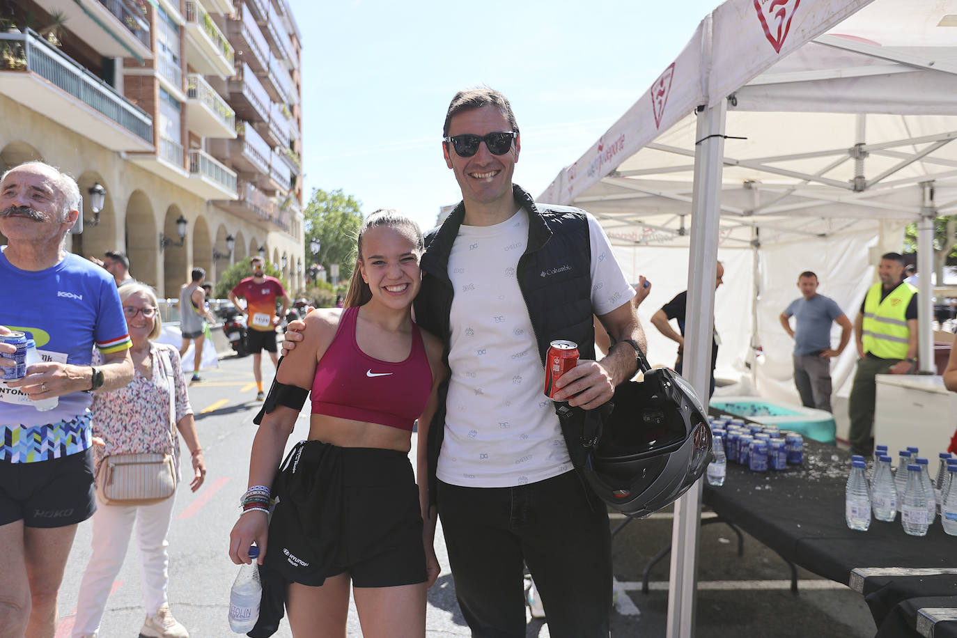 Muy buen ambiente durante la carrera en Logroño