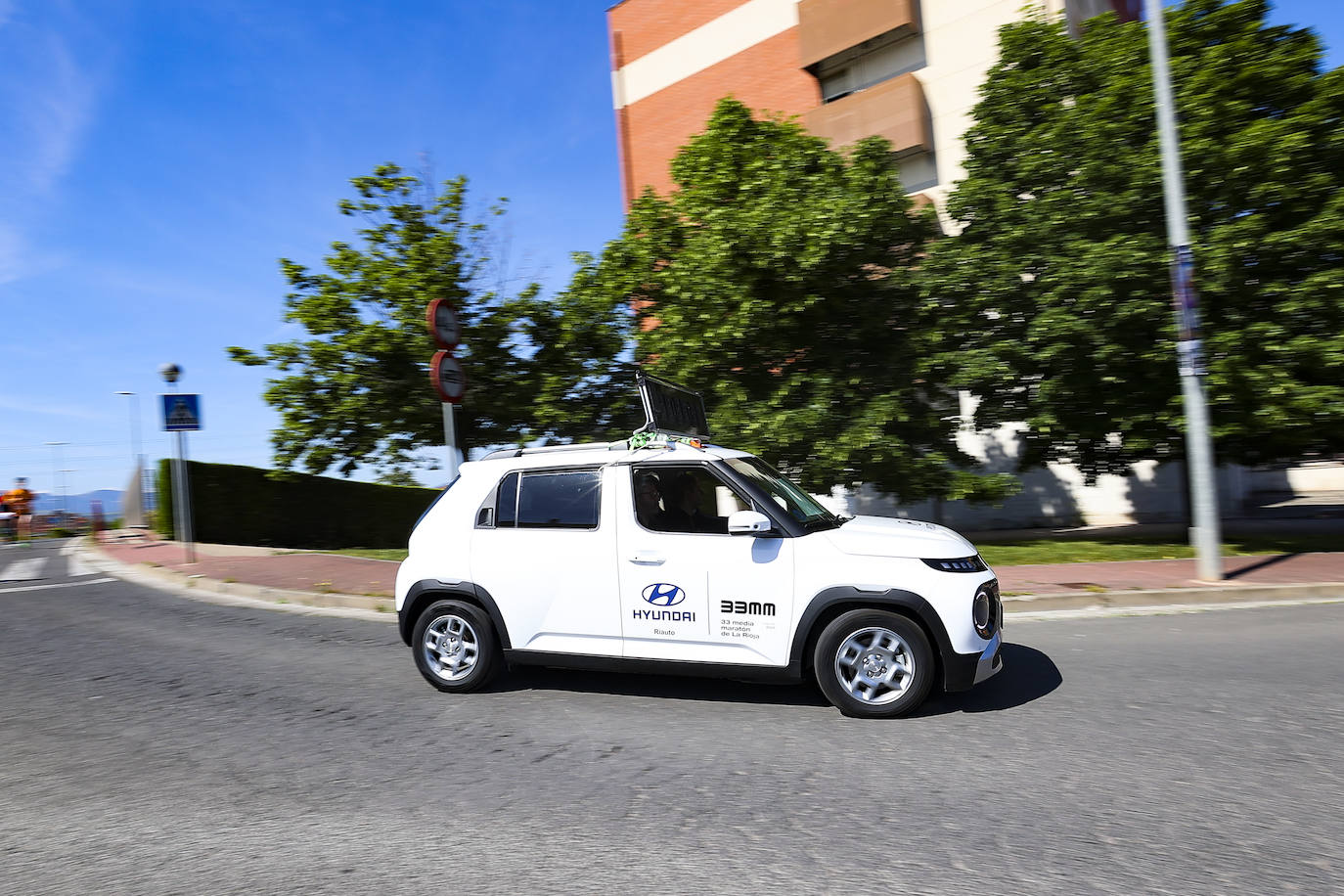 Muy buen ambiente durante la carrera en Logroño